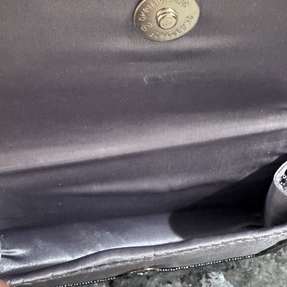 Beautiful Beaded Diamond Crossbody Purse Evening Prom Wedding - Picture 3 of 4